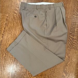 Wool Tan Dress Pants 38x30